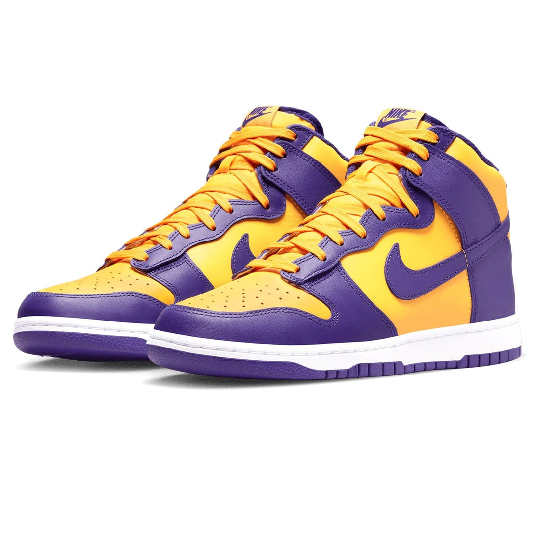 Nike Dunk High 'Lakers'- Streetwear Fashion - helmiss.com