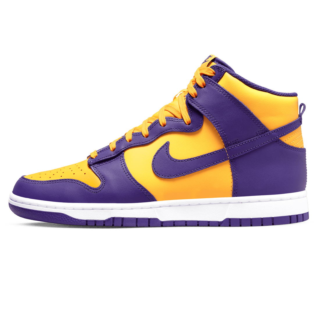 Nike Dunk High 'Lakers'- Streetwear Fashion - helmiss.com