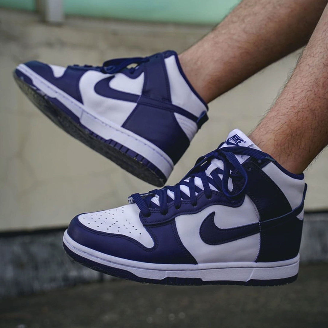 Nike Dunk High 'Midnight Navy'- Streetwear Fashion - helmiss.com