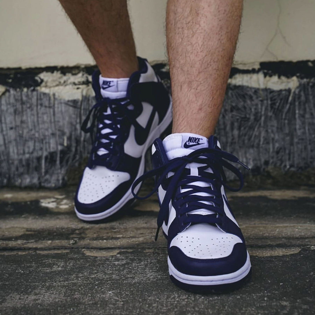 Nike Dunk High 'Midnight Navy'- Streetwear Fashion - helmiss.com