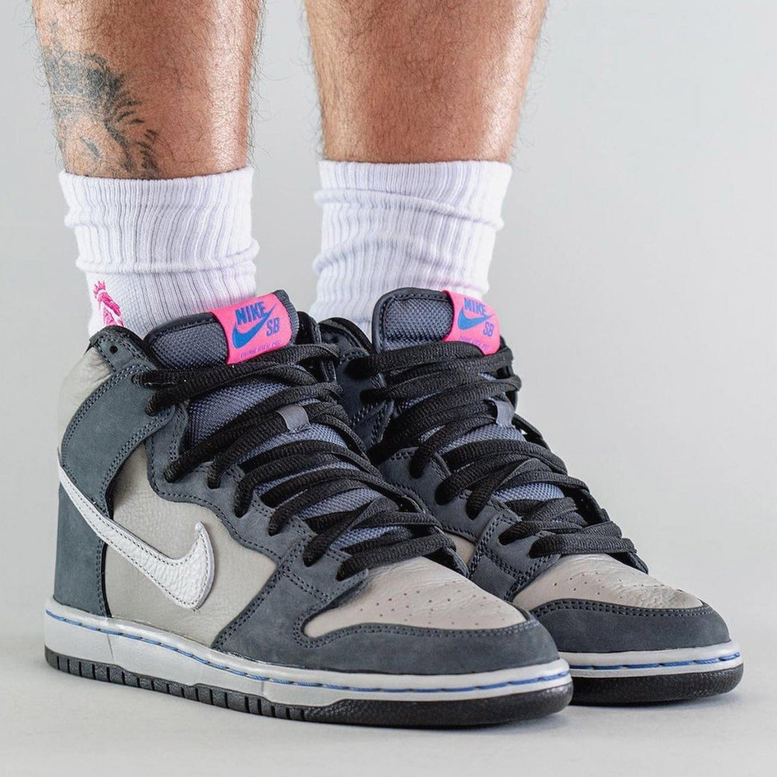 Nike Dunk High Pro SB 'Medium Grey'- Streetwear Fashion - helmiss.com