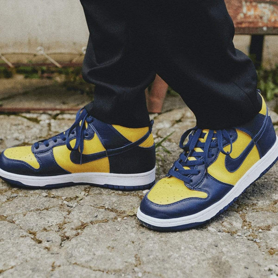 Nike Dunk High SP 'Michigan' 2020- Streetwear Fashion - helmiss.com