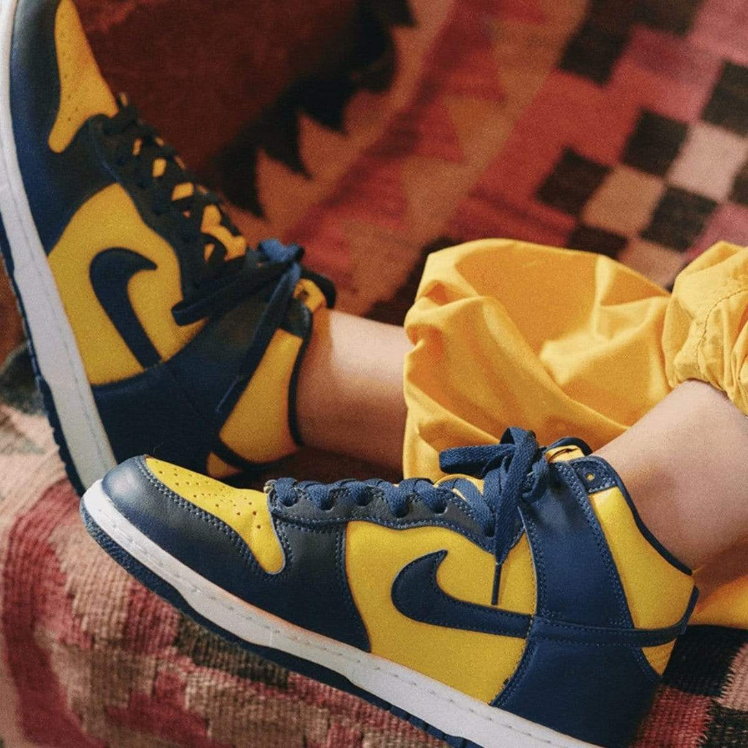 Nike Dunk High SP 'Michigan' 2020- Streetwear Fashion - helmiss.com