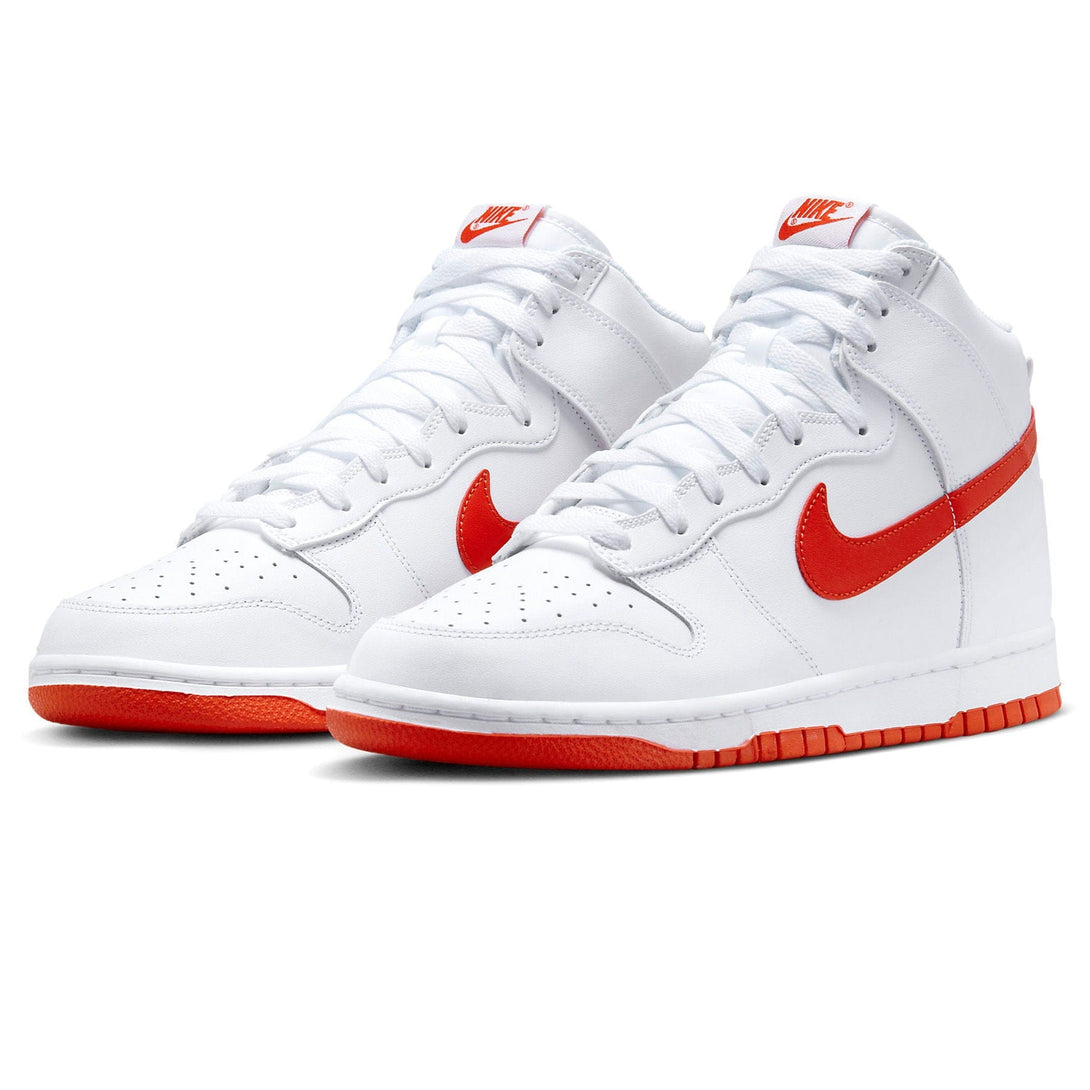 Nike Dunk High 'White Picante Red'- Streetwear Fashion - helmiss.com