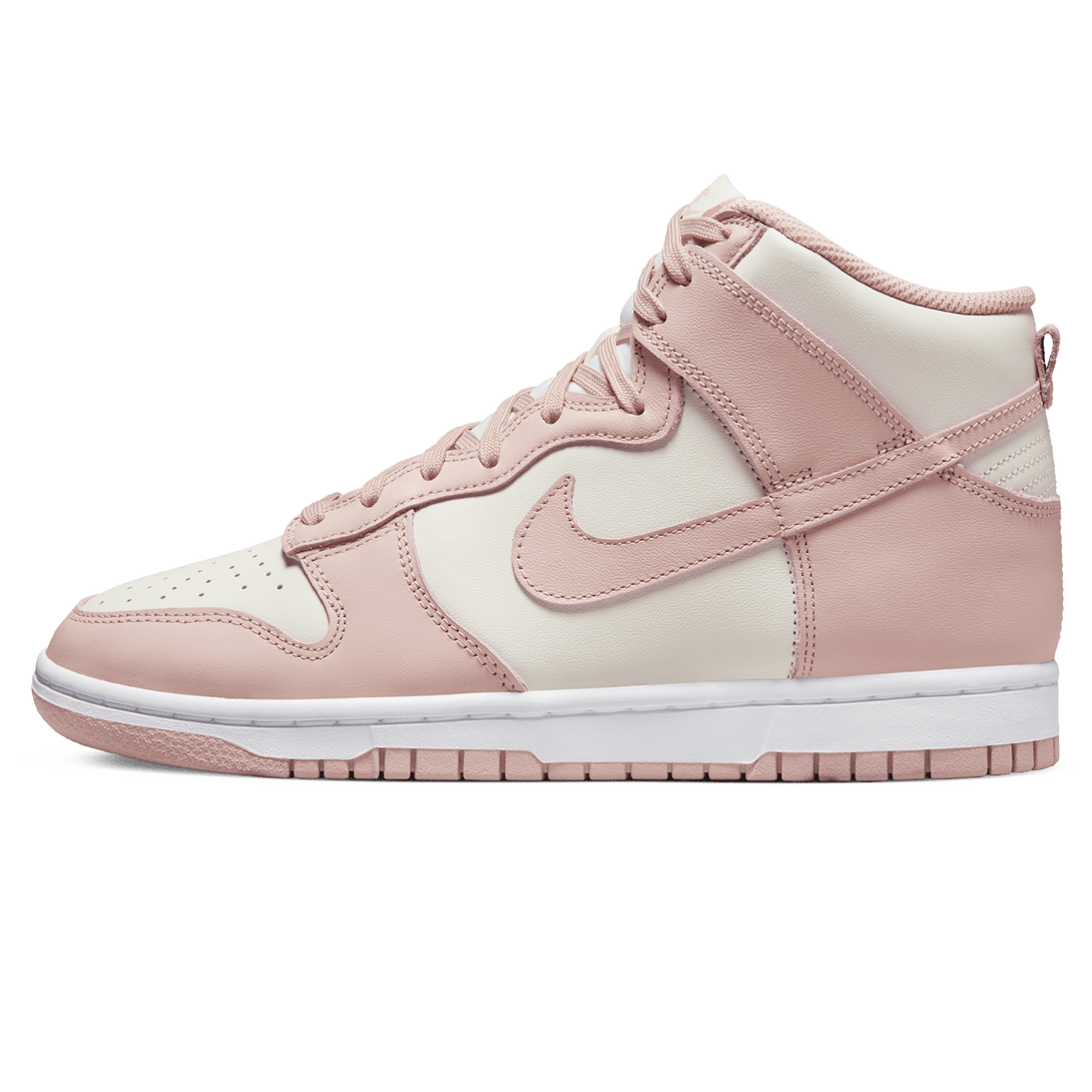 Nike Dunk High Wmns 'Pink Oxford'- Streetwear Fashion - helmiss.com