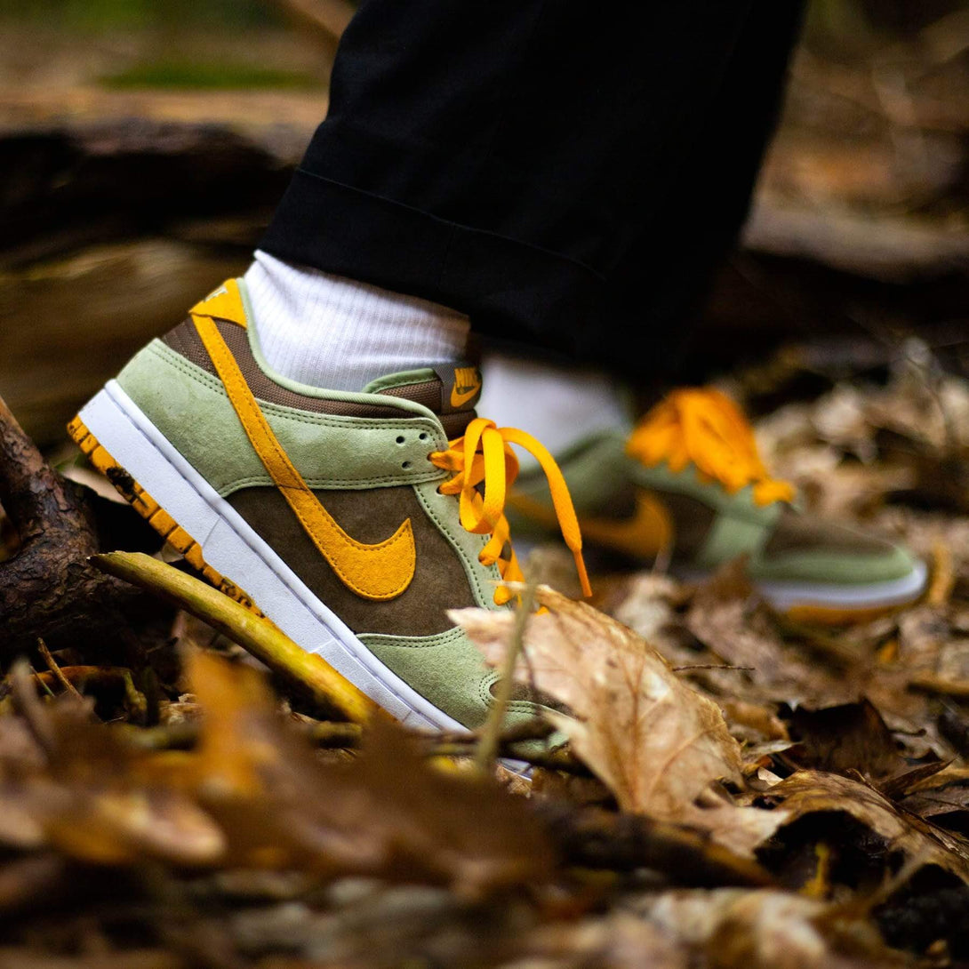 Nike Dunk Low ‘Dusty Olive’- Streetwear Fashion - helmiss.com