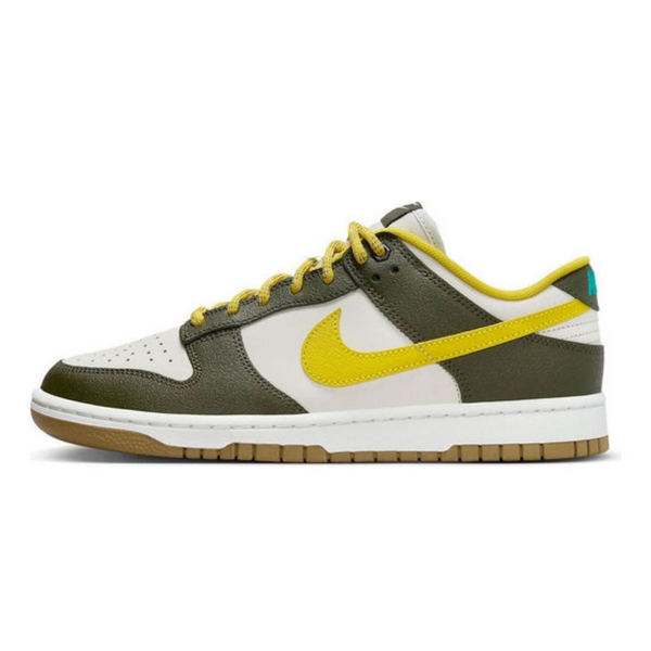 Nike Dunk Low Retro PRM 'Cargo Khaki Vivid Sulfur'- Streetwear Fashion - helmiss.com