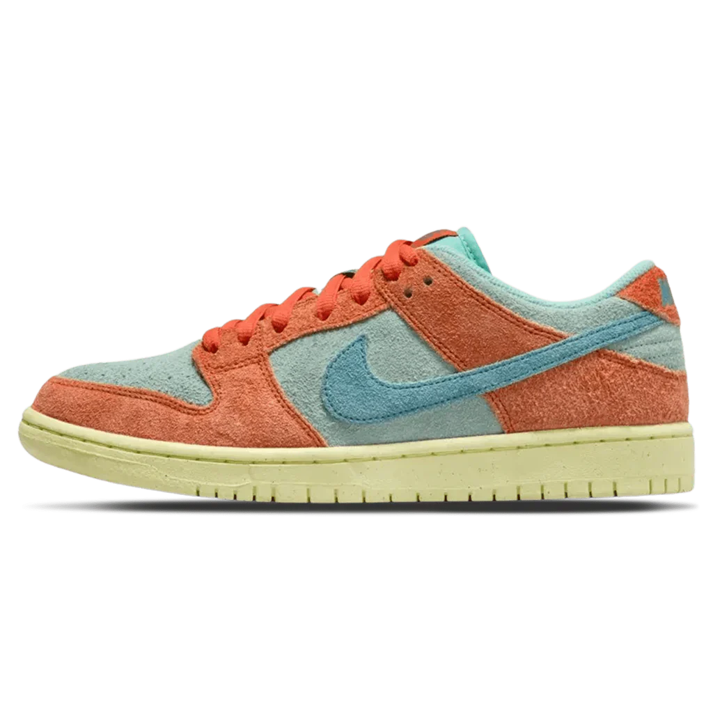 Nike Dunk Low SB 'Orange Emerald Rise'- Streetwear Fashion - helmiss.com