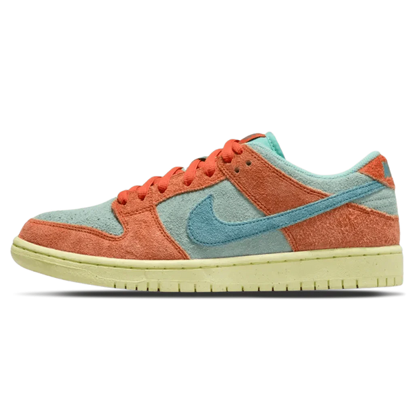 Nike Dunk Low SB 'Orange Emerald Rise'- Streetwear Fashion - helmiss.com