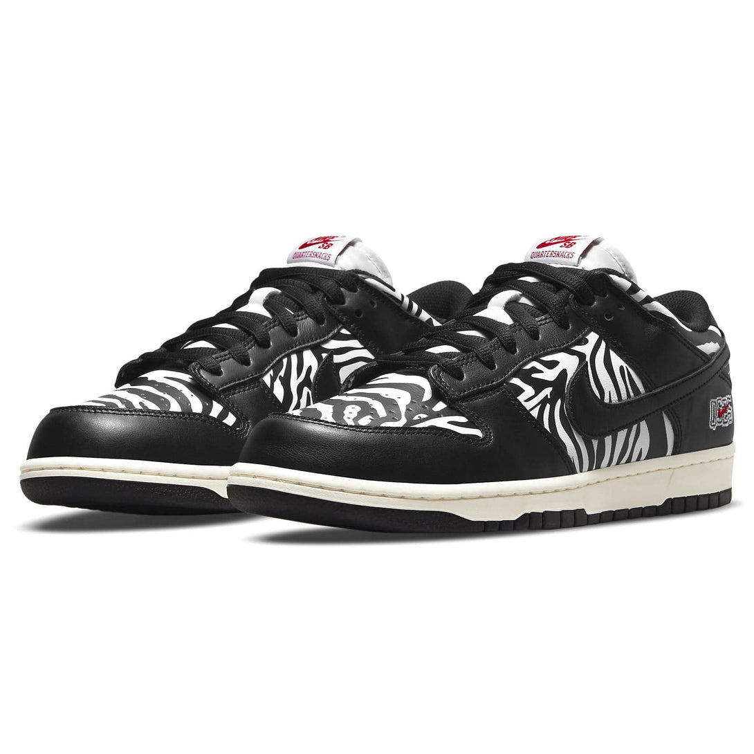 Nike Dunk Low SB x Quartersnacks 'Little Debbie's Zebra Cakes'- Streetwear Fashion - helmiss.com