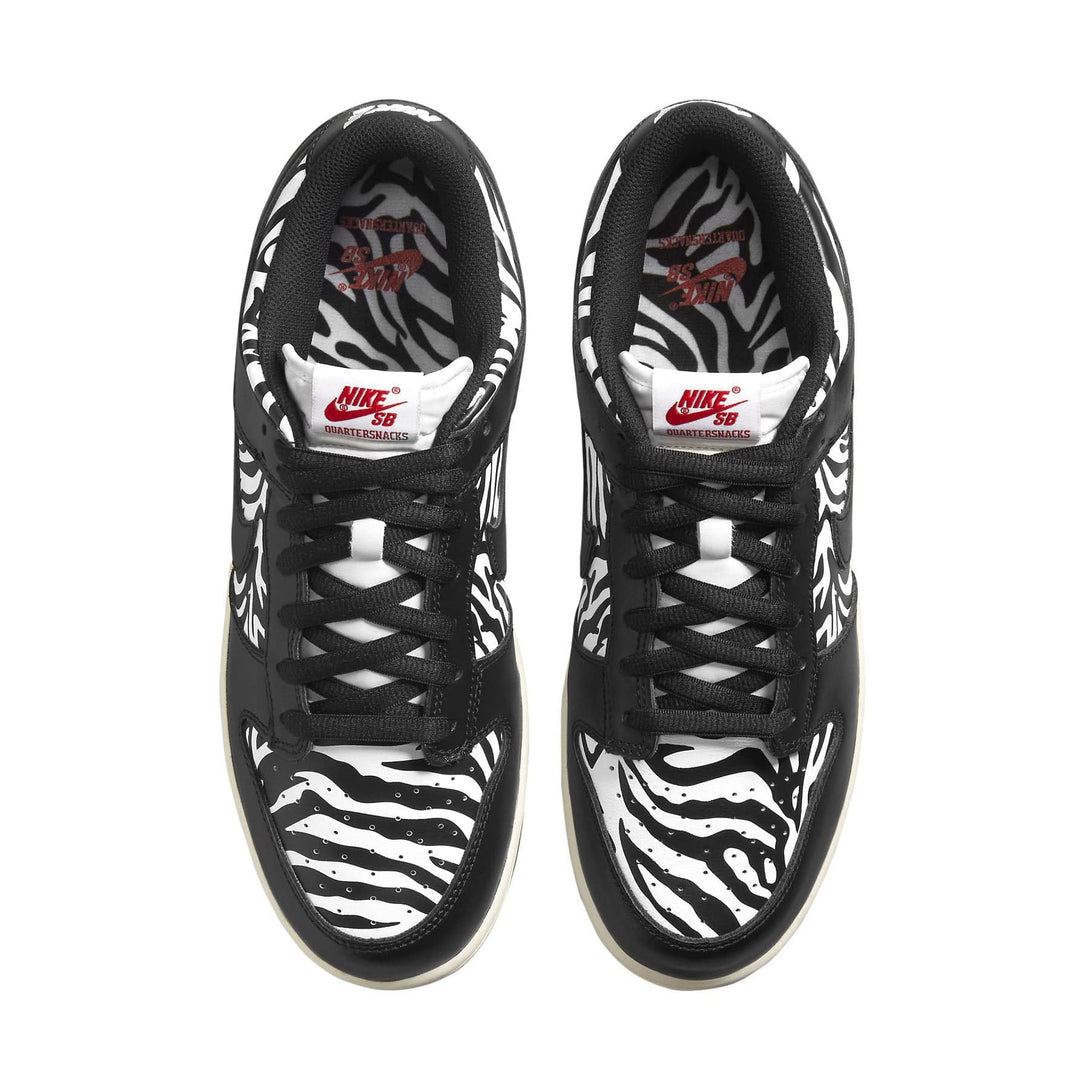 Nike Dunk Low SB x Quartersnacks 'Little Debbie's Zebra Cakes'- Streetwear Fashion - helmiss.com