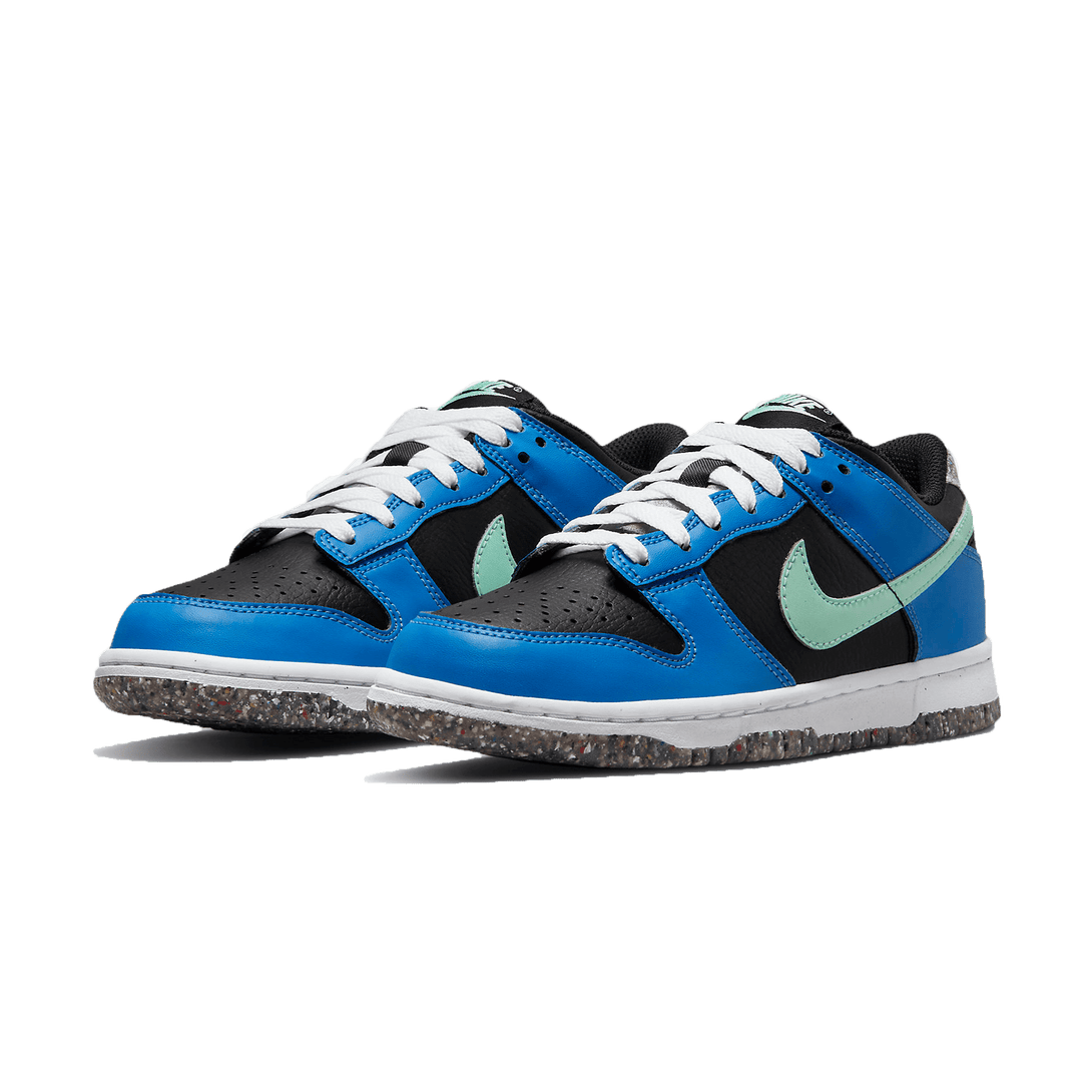 Nike Dunk Low SE GS 'Black Light Photo Blue Mint Foam'- Streetwear Fashion - helmiss.com