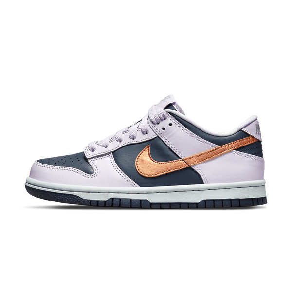 Nike Dunk Low SE GS 'Copper Swoosh'- Streetwear Fashion - helmiss.com