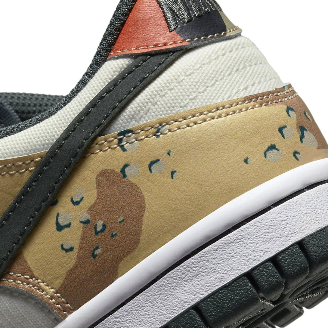 Nike Dunk Low SE GS 'Sail Multi-Camo'- Streetwear Fashion - helmiss.com