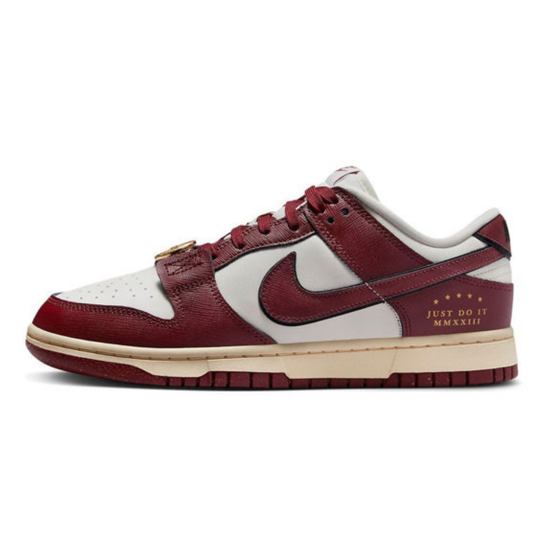 Nike Dunk Low SE 'Just Do It Sail Team Red'- Streetwear Fashion - helmiss.com