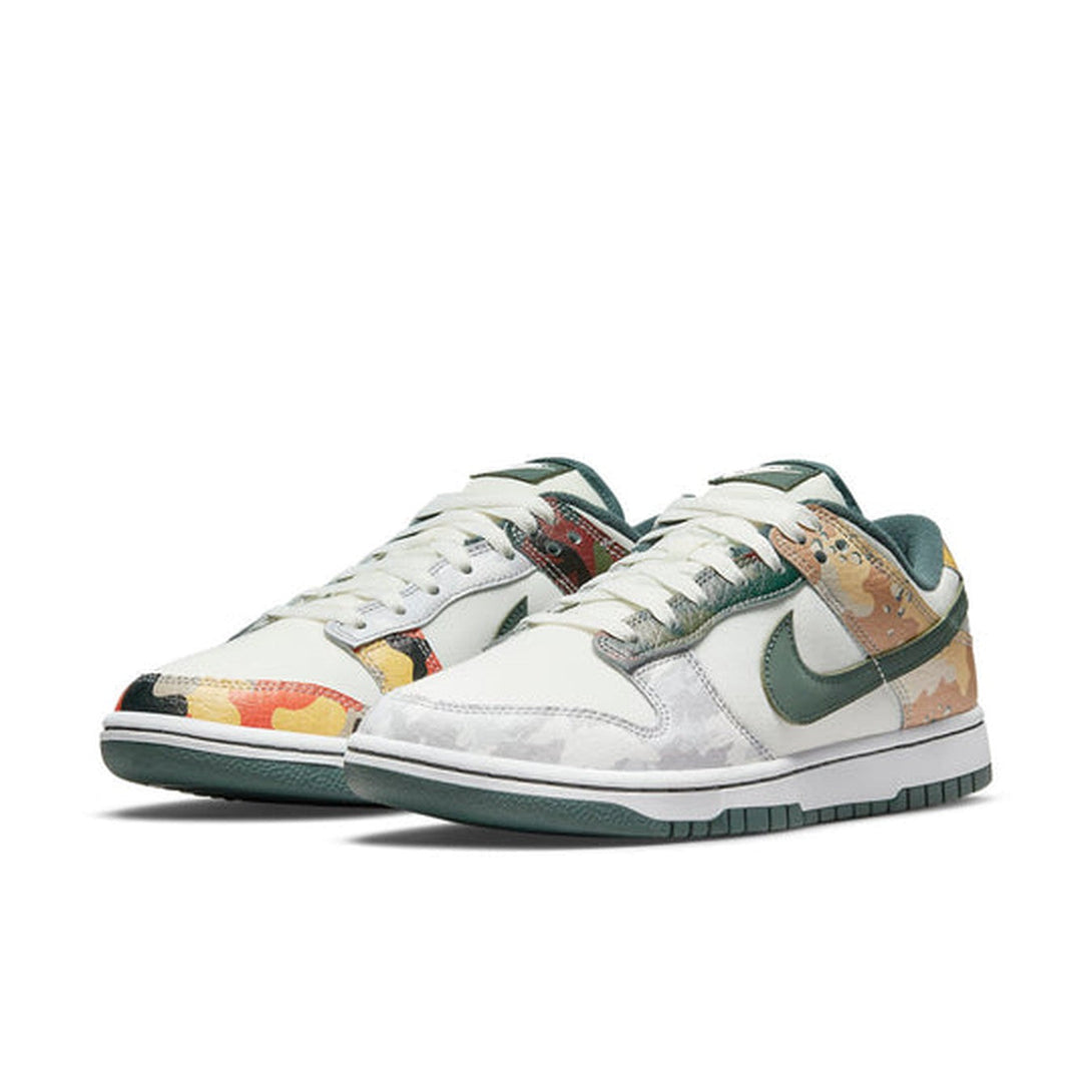 Nike Dunk Low SE 'Sail Multi-Camo'- Streetwear Fashion - helmiss.com