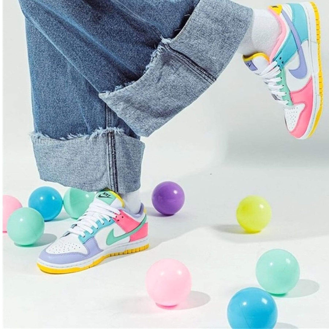 Nike Dunk Low SE WMNS 'Easter'- Streetwear Fashion - helmiss.com