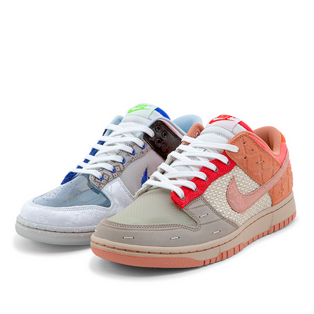 Nike Dunk Low SP 'What The CLOT'- Streetwear Fashion - helmiss.com