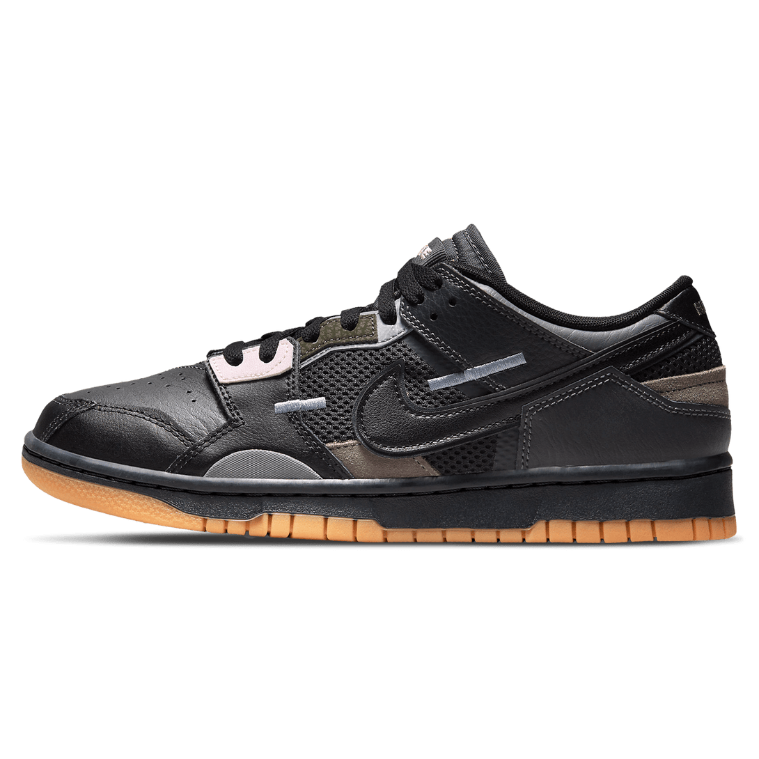 Nike Dunk Low Scrap 'Black'- Streetwear Fashion - helmiss.com