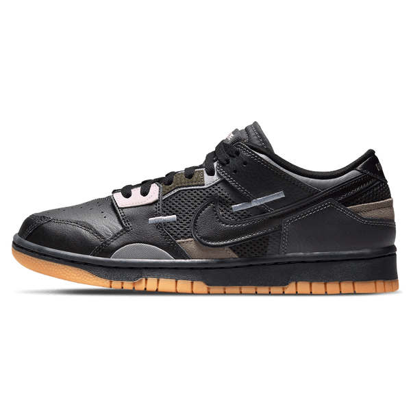 Nike Dunk Low Scrap 'Black'- Streetwear Fashion - helmiss.com