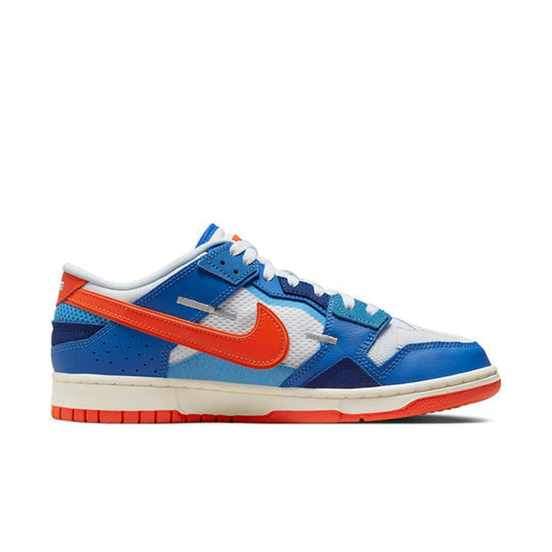 Nike Dunk Low Scrap 'Knicks'- Streetwear Fashion - helmiss.com