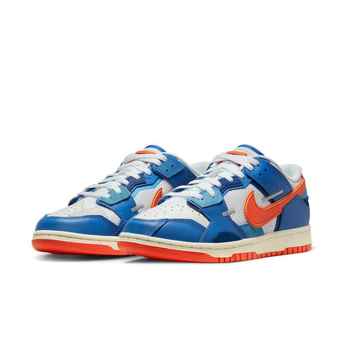 Nike Dunk Low Scrap 'Knicks'- Streetwear Fashion - helmiss.com