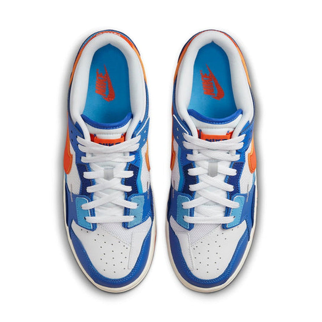 Nike Dunk Low Scrap 'Knicks'- Streetwear Fashion - helmiss.com