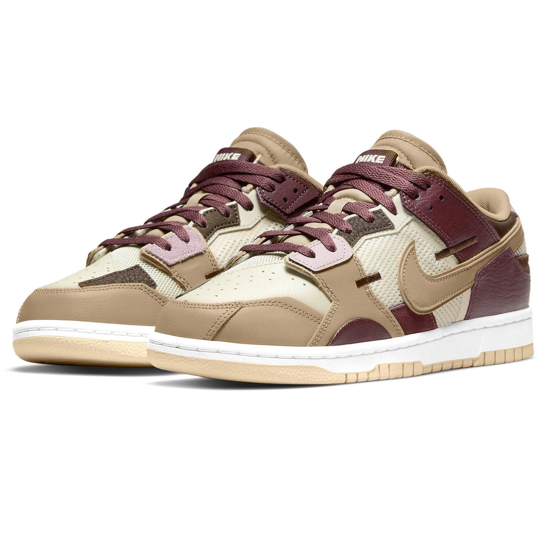 Nike Dunk Low Scrap 'Latte'- Streetwear Fashion - helmiss.com