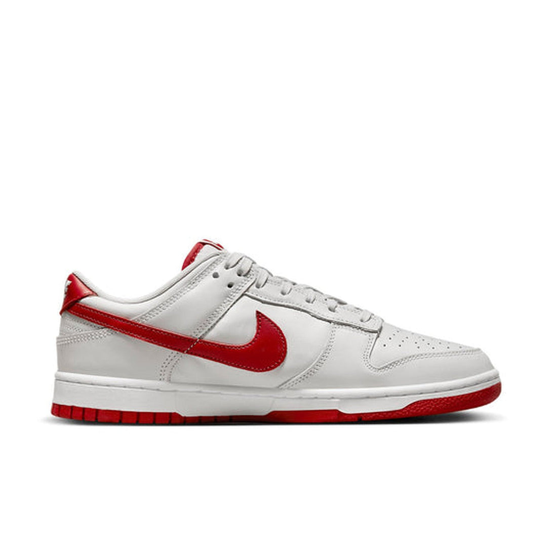 Nike Dunk Low 'Vast Grey Varsity Red'- Streetwear Fashion - helmiss.com