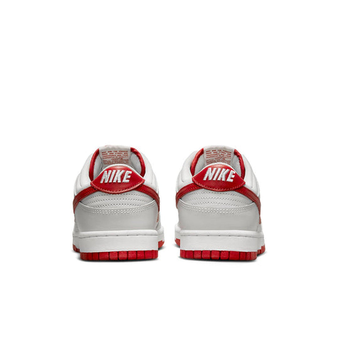 Nike Dunk Low 'Vast Grey Varsity Red'- Streetwear Fashion - helmiss.com