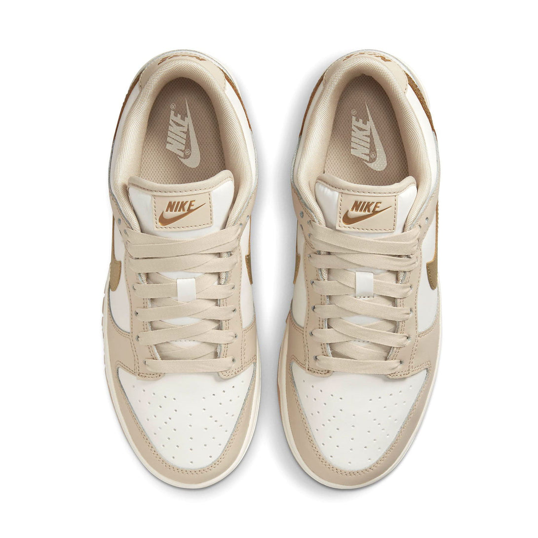 Nike Dunk Low Wmns 'Gold Swoosh'- Streetwear Fashion - helmiss.com