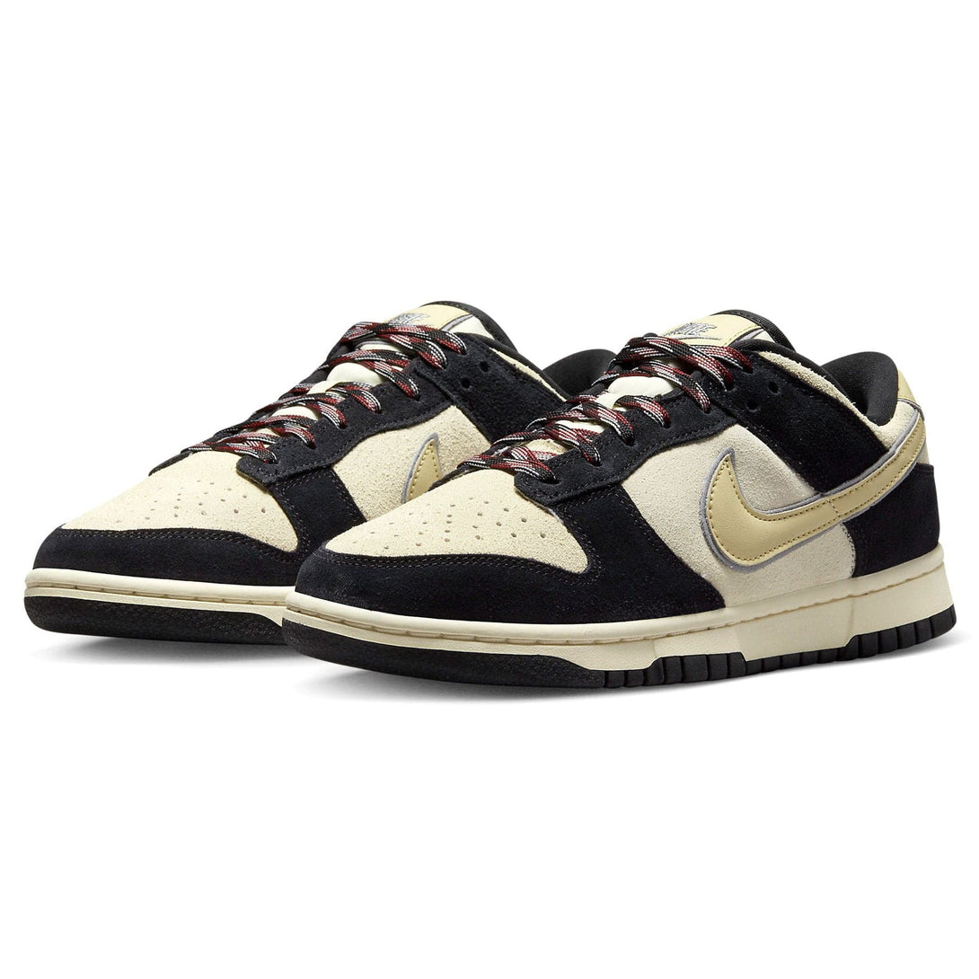 Nike Dunk Low Wmns LX 'Black Team Gold'- Streetwear Fashion - helmiss.com