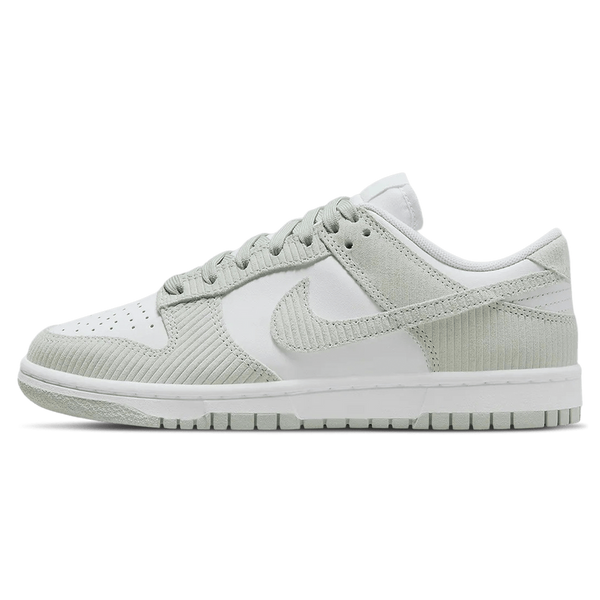 Nike Dunk Low Wmns 'Light Silver Corduroy'- Streetwear Fashion - helmiss.com