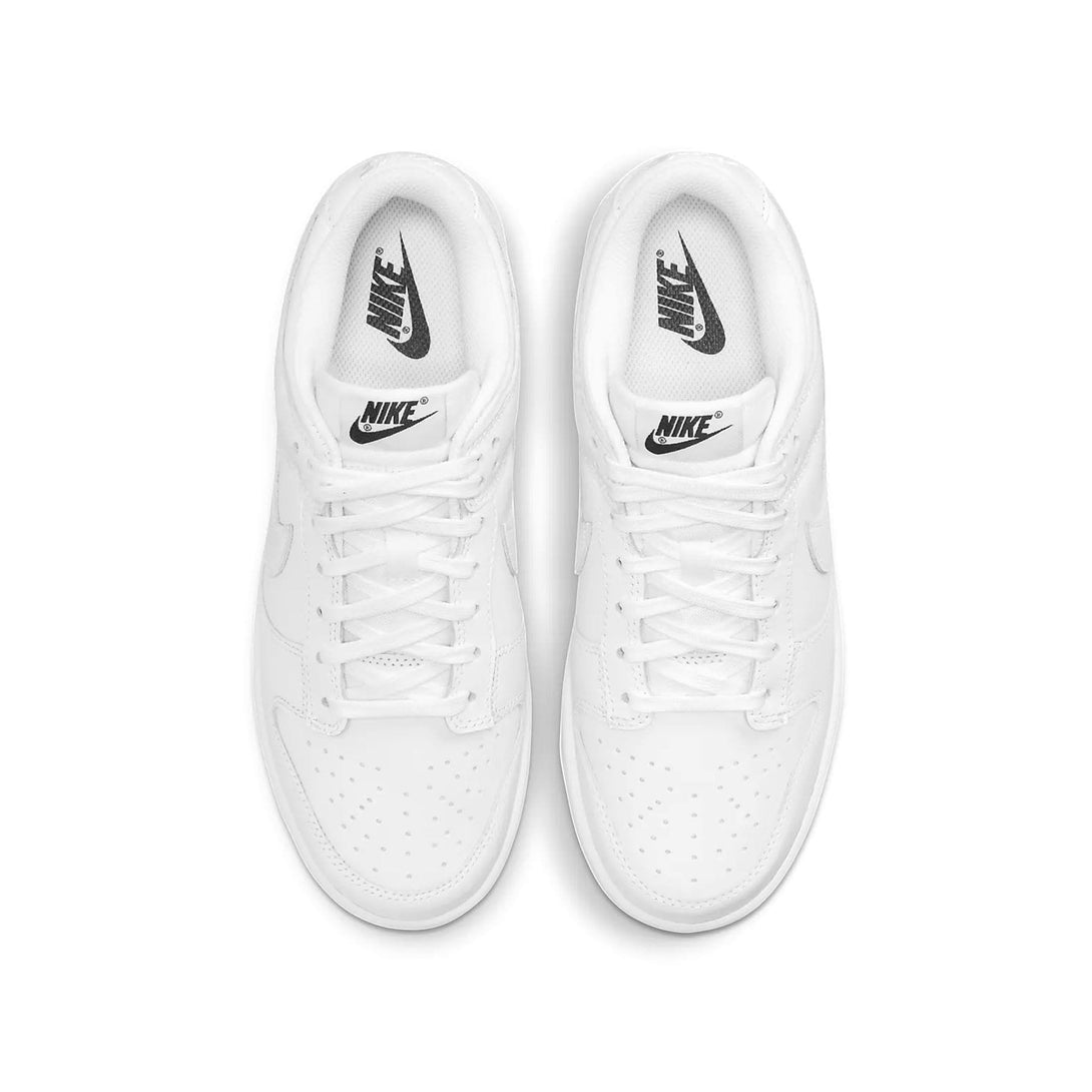 Nike Dunk Low Wmns 'Triple White'- Streetwear Fashion - helmiss.com