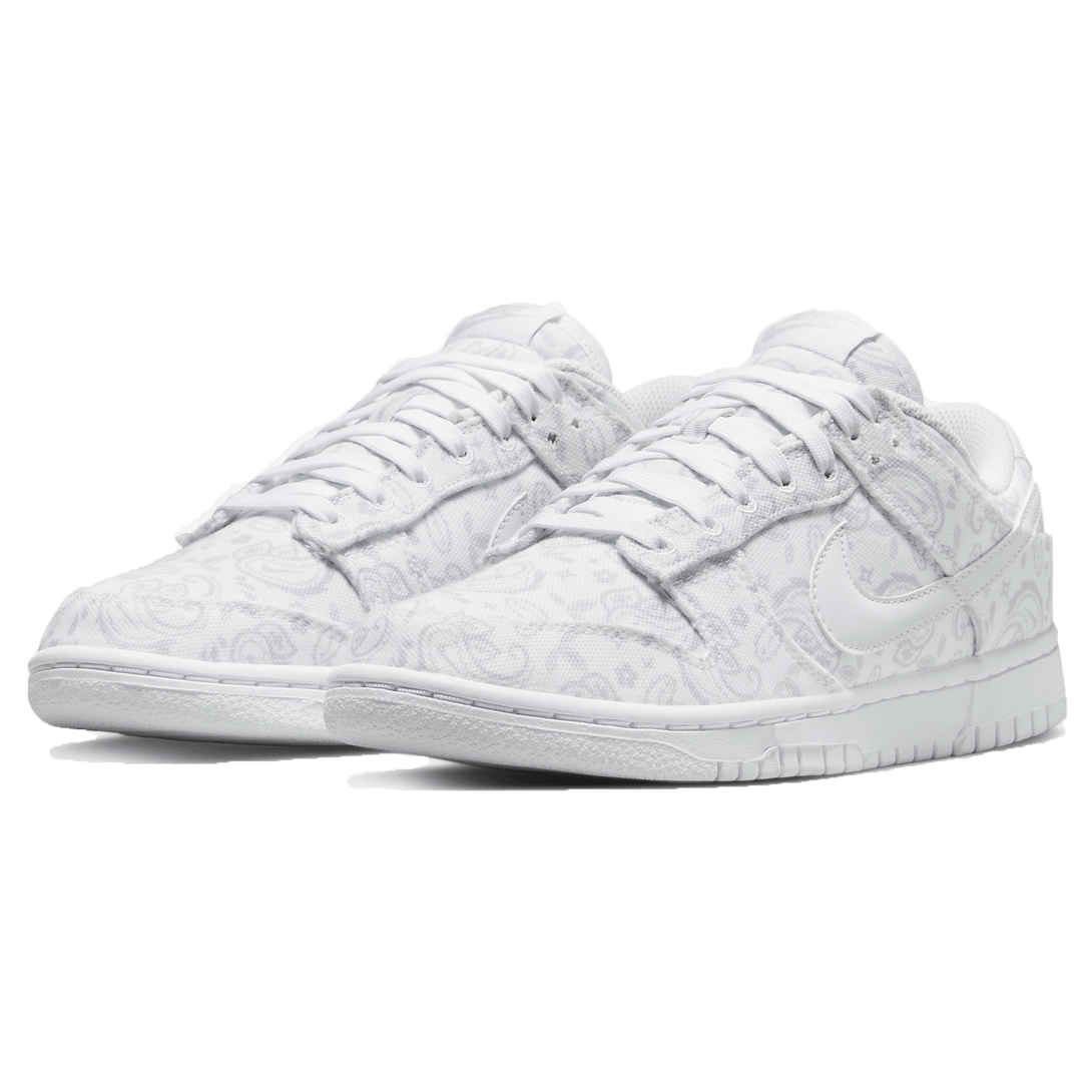 Nike Dunk Low Wmns 'White Paisley'- Streetwear Fashion - helmiss.com