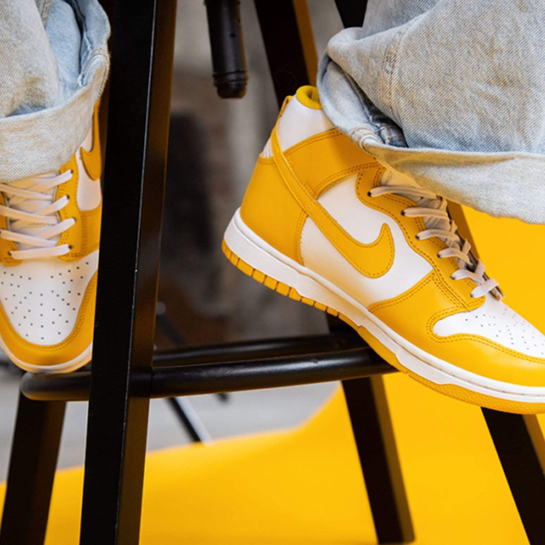 Nike Dunk Wmns High 'Dark Sulfur'- Streetwear Fashion - helmiss.com