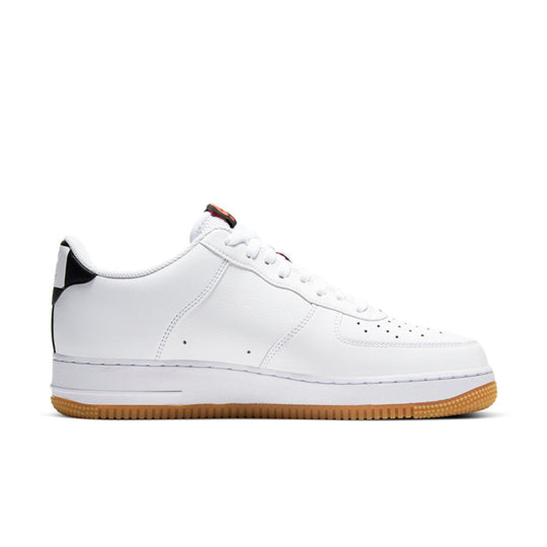 Nike NBA x Air Force 1 '07 LV8 'White Bright Crimson'- Streetwear Fashion - helmiss.com