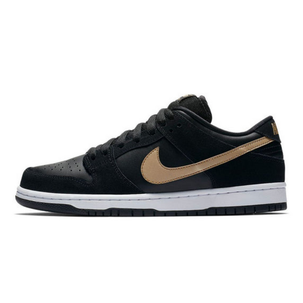 Nike SB Dunk Low Pro 'Metallic Gold'- Streetwear Fashion - helmiss.com