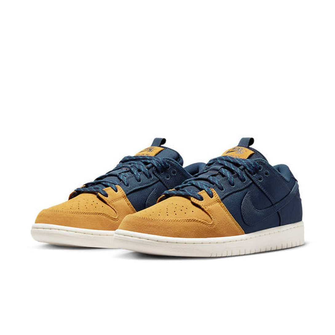 Nike SB Dunk Low Pro 'Midnight Navy Desert Ochre'- Streetwear Fashion - helmiss.com