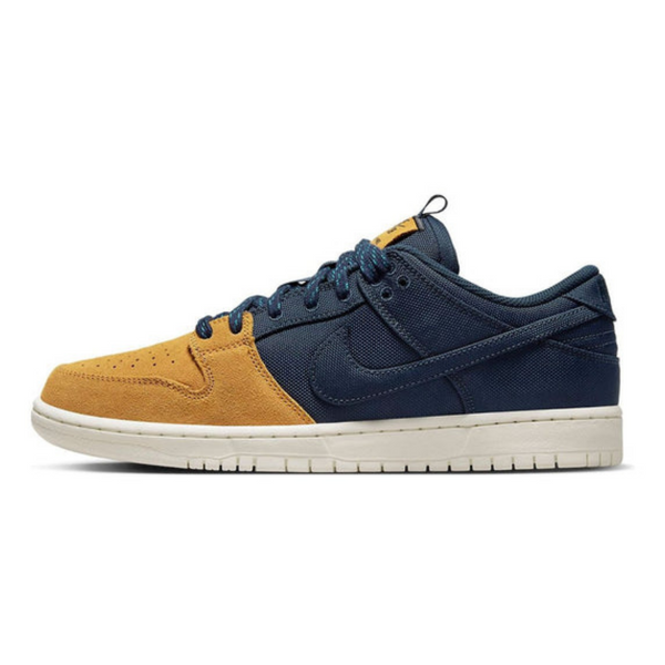 Nike SB Dunk Low Pro 'Midnight Navy Desert Ochre'- Streetwear Fashion - helmiss.com