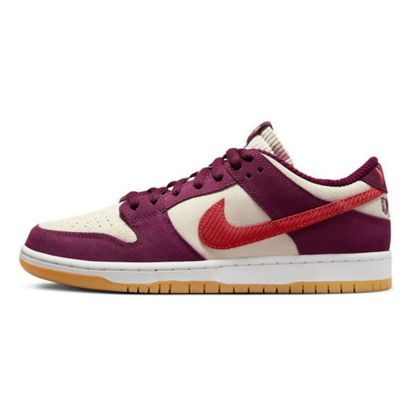 Nike SB Dunk Low 'Summit White Barely Rose University Red'- Streetwear Fashion - helmiss.com