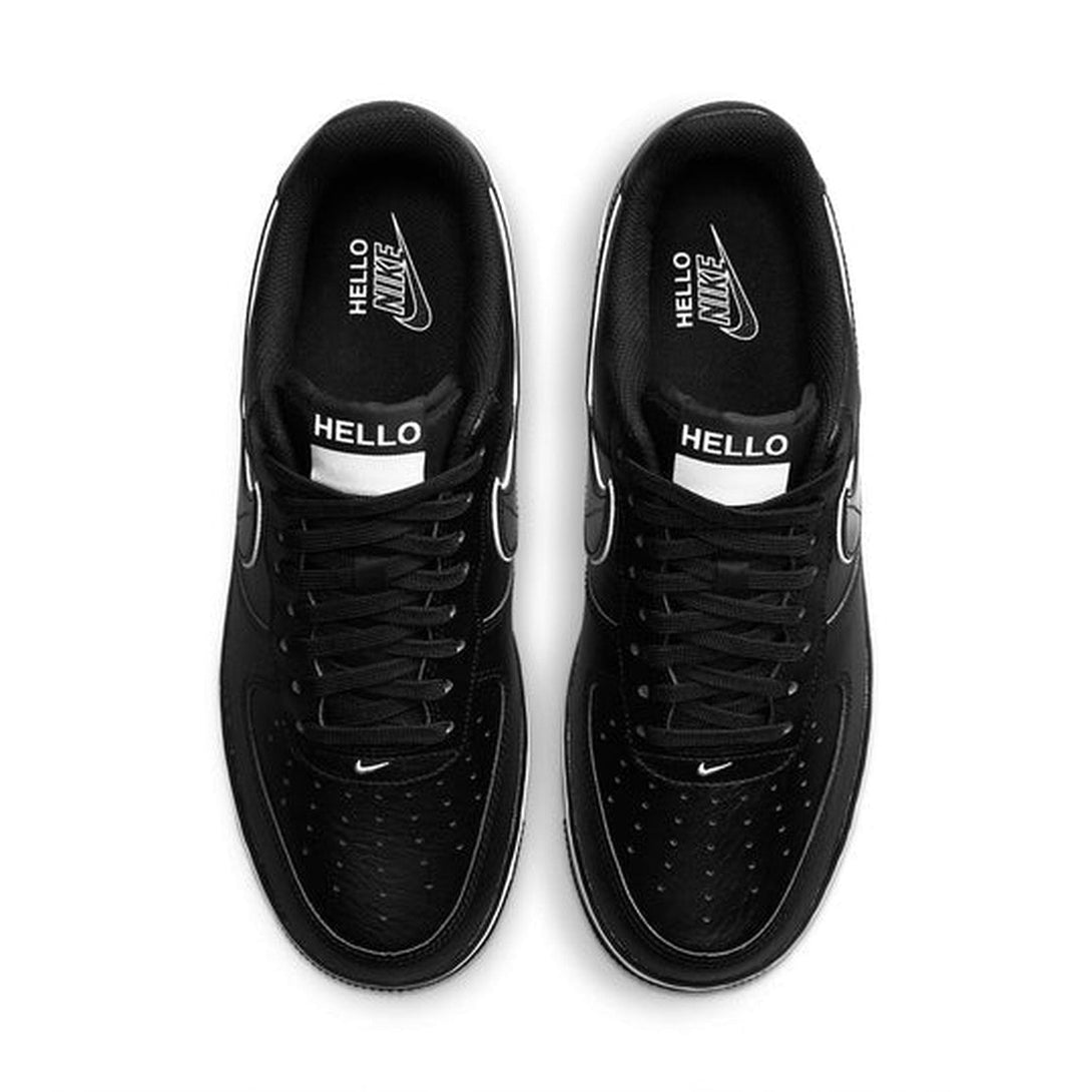 Nike Urbanstar x Air Force 1 '07 LX 'HELLO Pack - Black'- Streetwear Fashion - helmiss.com