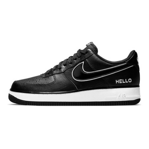 Nike Urbanstar x Air Force 1 '07 LX 'HELLO Pack - Black'- Streetwear Fashion - helmiss.com