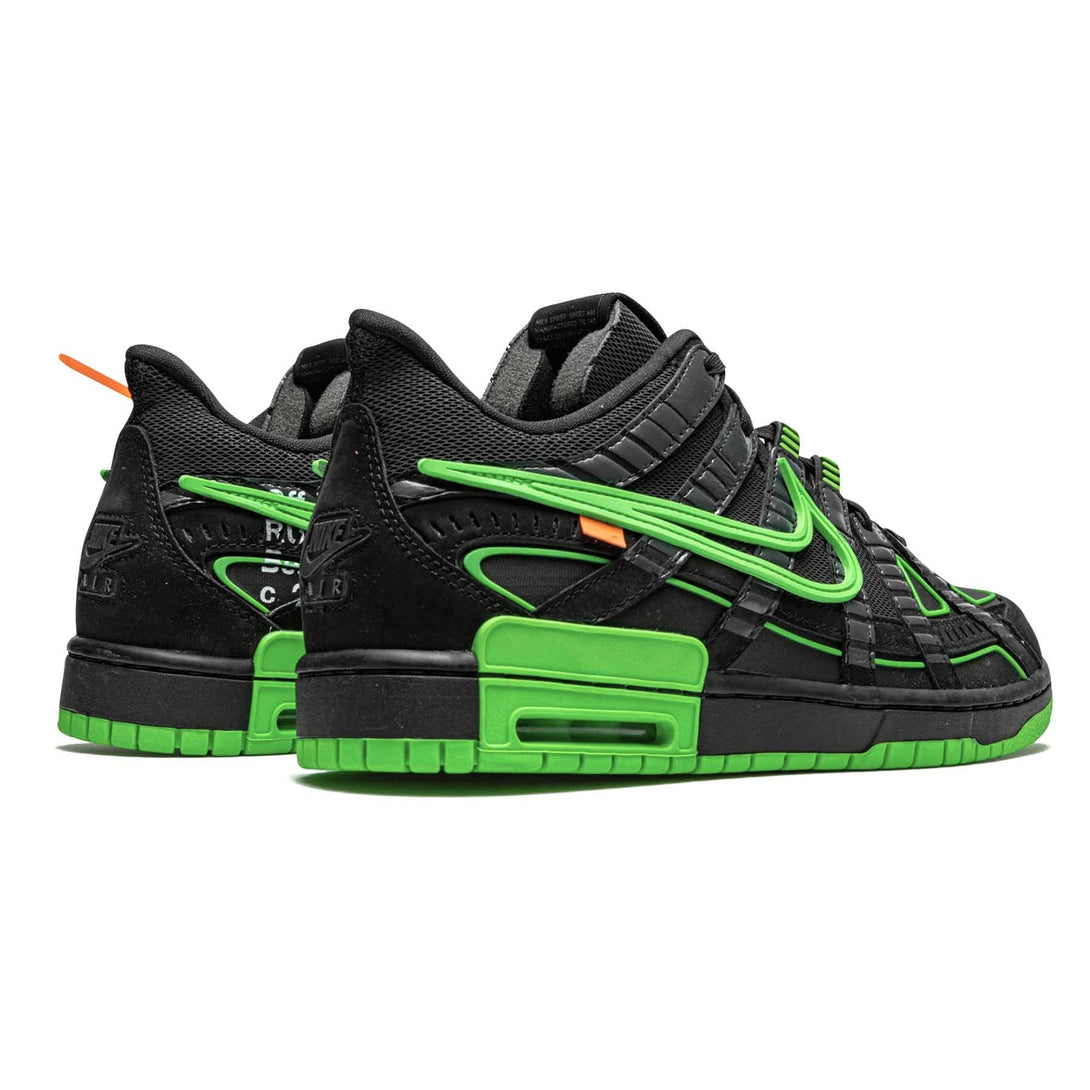 Off-White x Nike Air Rubber Dunk 'Green Strike'- Streetwear Fashion - helmiss.com