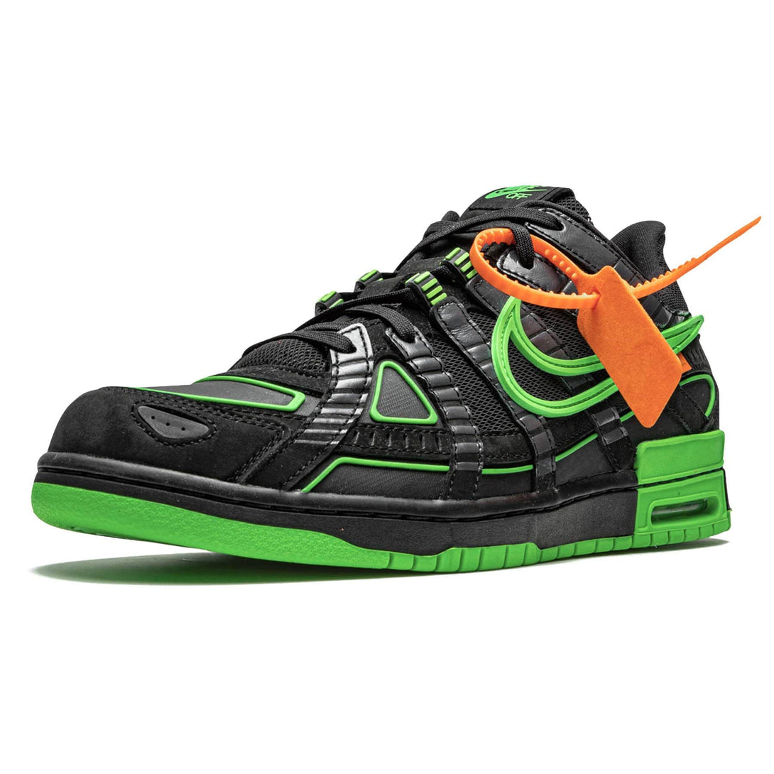 Off-White x Nike Air Rubber Dunk 'Green Strike'- Streetwear Fashion - helmiss.com