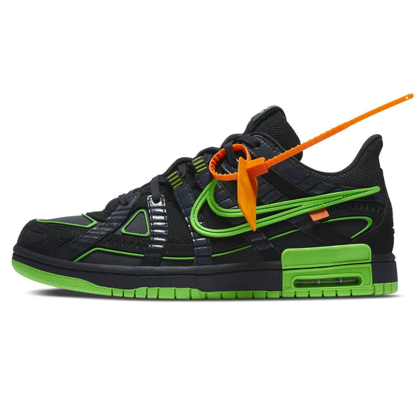 Off-White x Nike Air Rubber Dunk 'Green Strike'- Streetwear Fashion - helmiss.com