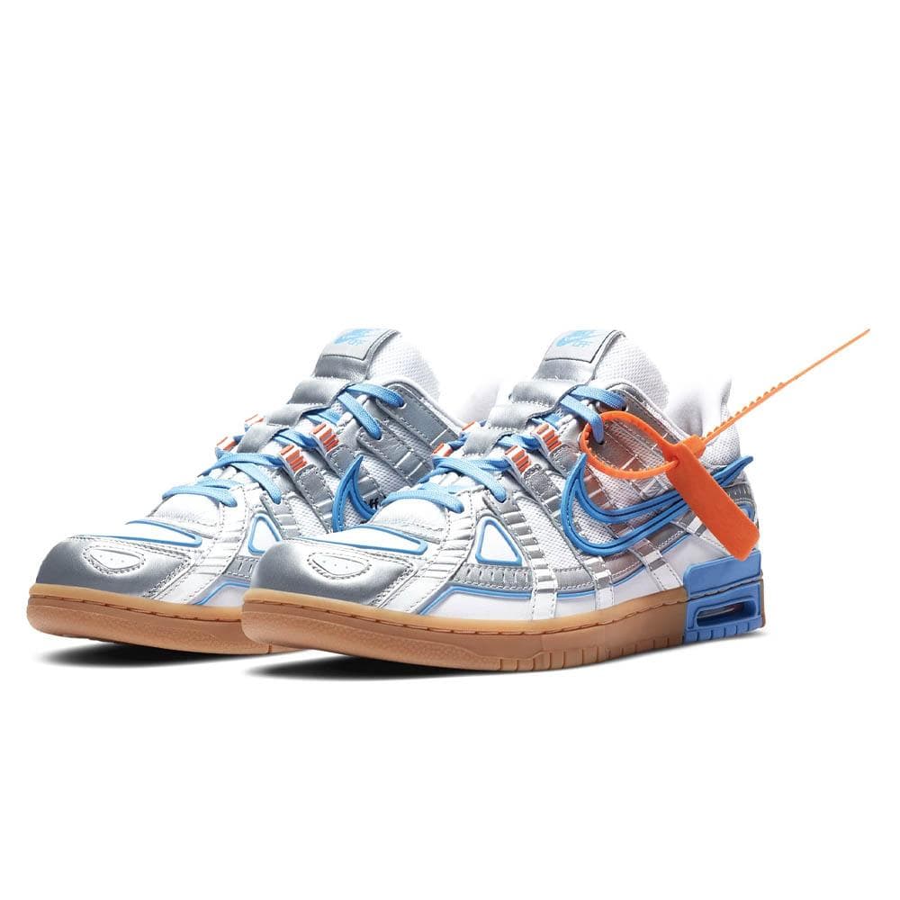 Off-White x Nike Air Rubber Dunk 'University Blue'- Streetwear Fashion - helmiss.com