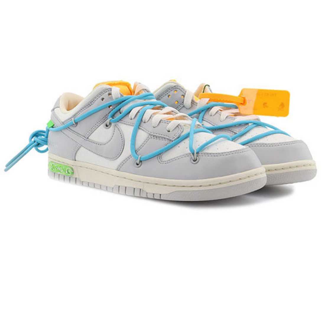 Off-White x Nike Dunk Low 'Lot 02 of 50'- Streetwear Fashion - helmiss.com