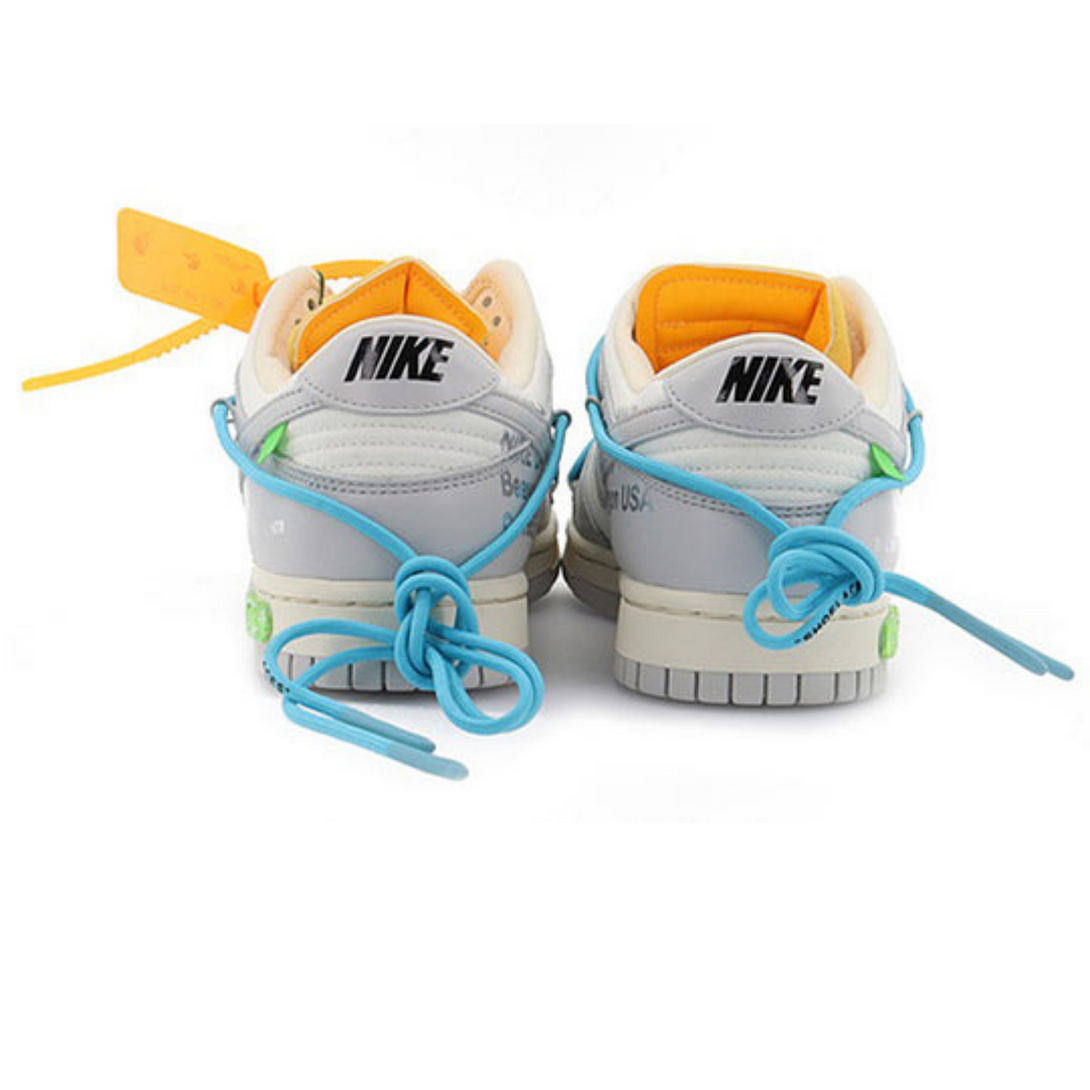 Off-White x Nike Dunk Low 'Lot 02 of 50'- Streetwear Fashion - helmiss.com