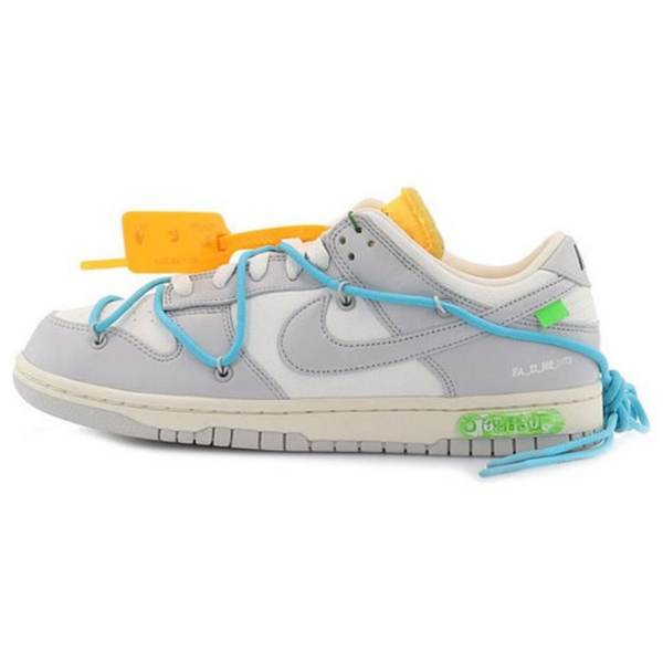 Off-White x Nike Dunk Low 'Lot 02 of 50'- Streetwear Fashion - helmiss.com